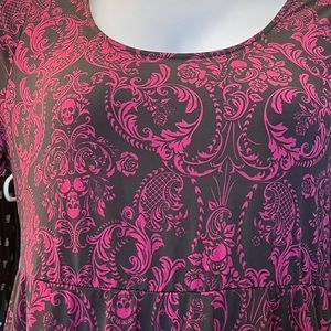 Torrid Skull Damask Pattern Dress BNWT Size 1